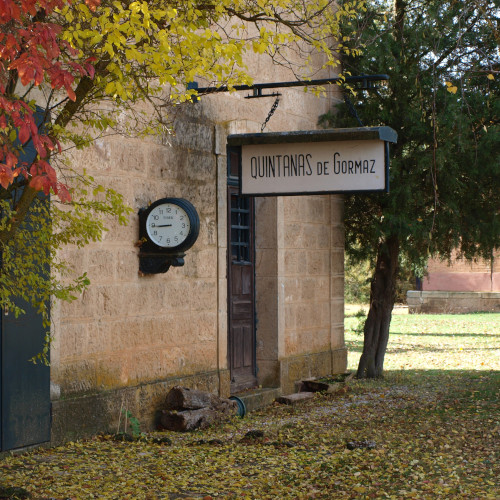 senda del castillo de gormaz, estación de quintanas de gormaz