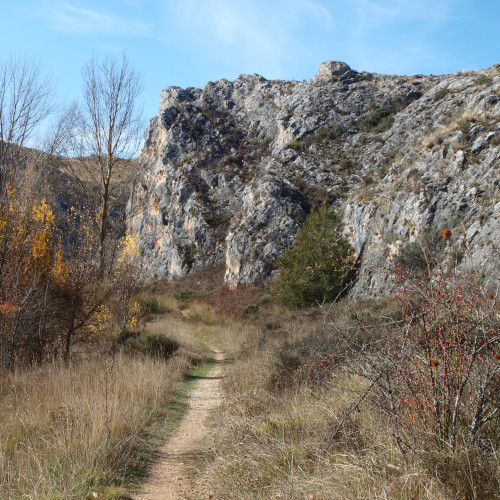 senda de la hoz del abión, camino de la hoz